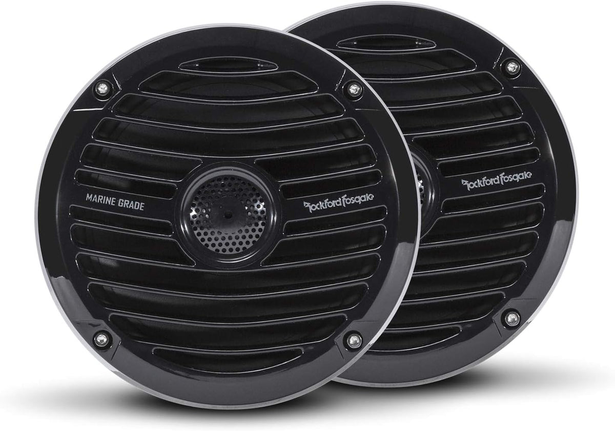 Rockford Fosgate RM1652B Marine 6.5" Full Range Speakers - Black (Pair)