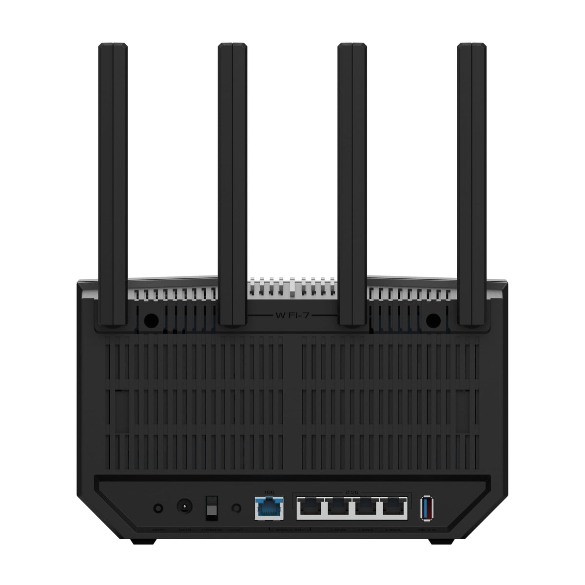 ASUS TUF Gaming BE6500 WiFi 7 Router - Dual-Band, Up to 6.5 Gbps Wireless, Game Accelerator, Multi-Link Operation (MLO), (x4) 2.5GbE Ports, Mesh + VPN Compatible, & Subscription-Free Network Security
