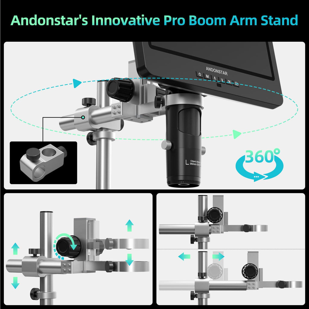 Andonstar AD246S-M Plus 2160P 7'' HDMI Soldering Digital Microscope