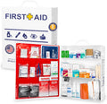 MFASCO OSHA/ANSI 2021 Class B Compliant First Aid Cabinet, Large, 3-Shelf