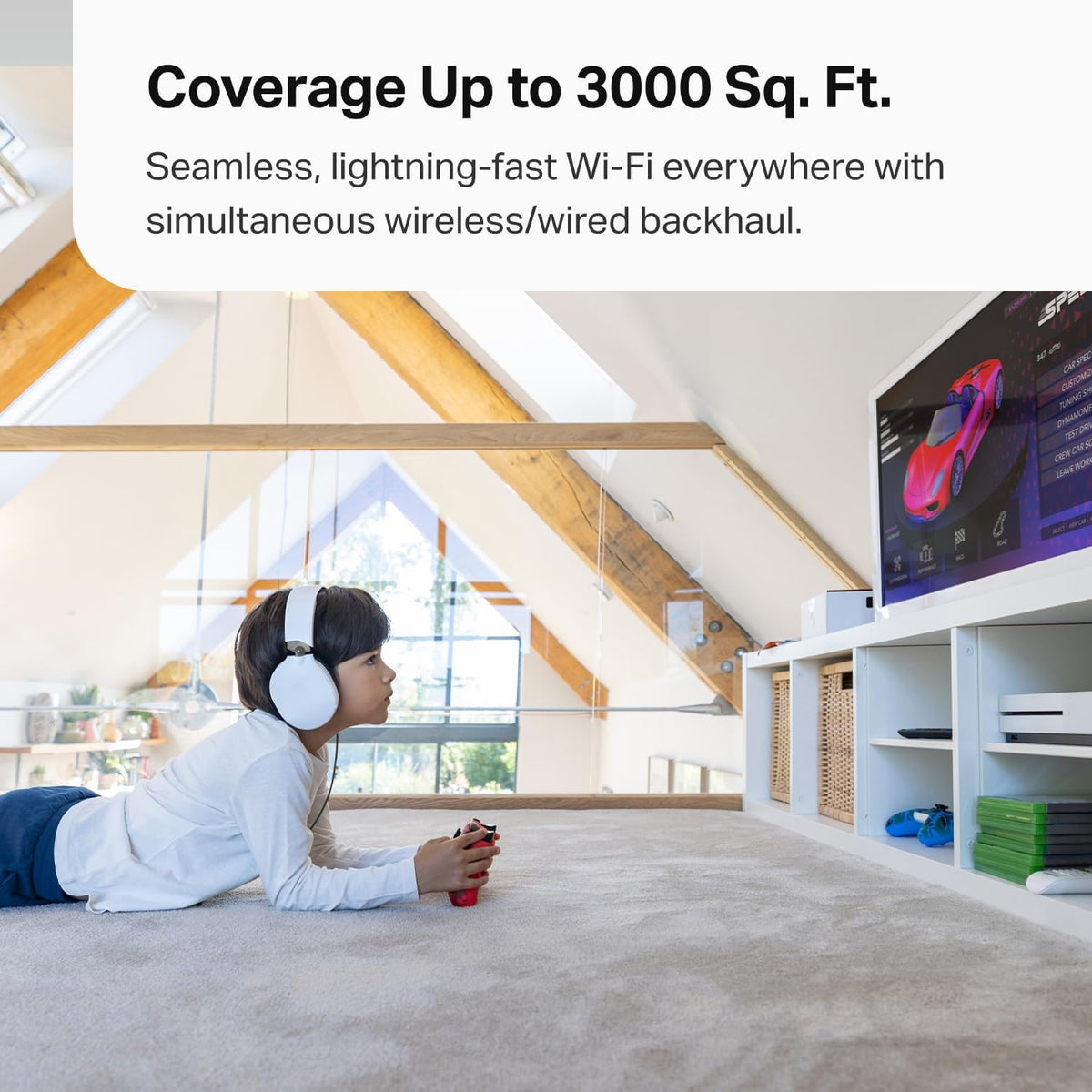 Deco 7 Pro Tri-Band WiFi 7 BE10000 Whole Home Mesh System 6-Stream 10 Gbps