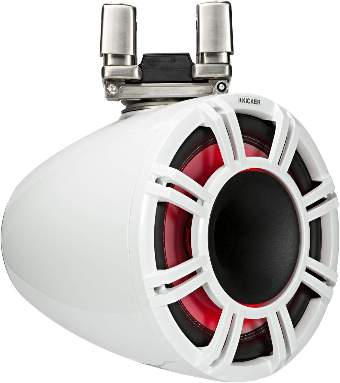 Kicker 44KMTC114W KMTC11 White 11" Inch Boat Tower Speaker Marine Wake Horn