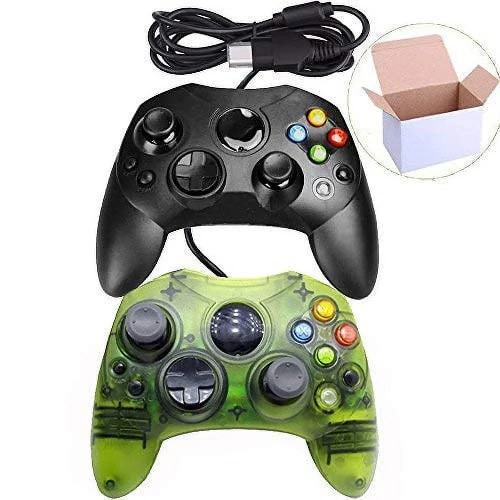 Type Clear S Lot Black Wired Of Original Green Controller For And Xbox 2