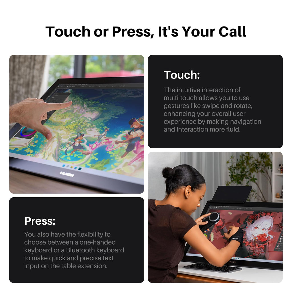 HUION KAMVAS Pro 24 (Gen 3) UHD Drawing Tablet with Screen PenTech 4.0