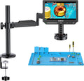 Elikliv Autofocus 4K HDMI Digital Microscope, 10.1" EM4K-AF Flex Arm Scope