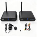 Wireless AV Transmission and Reception Kit, 200M Long Range 2.4 GHz 8 Channel Digital Screen Plug and Play Audio Video Sender Extender for TV CCTV Projector Home Use