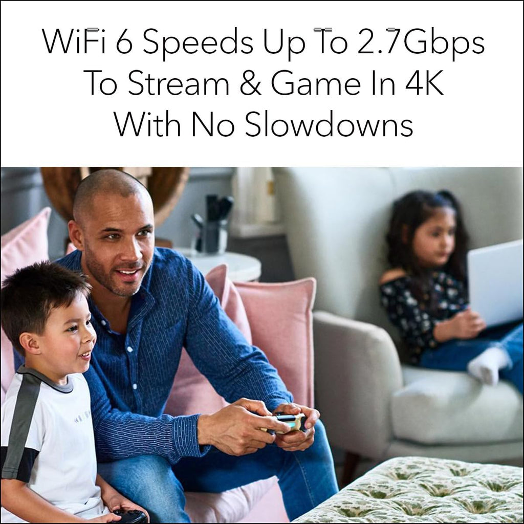 NETGEAR Nighthawk Modem Router Combo (CAX30S) DOCSIS 3.1 Cable Modem and WiFi 6 Router - AX2700 6.0 Gbps - Compatible with Xfinity, Spectrum, Cox, and More - Gigabit Wireless Internet - NETGEAR Armor