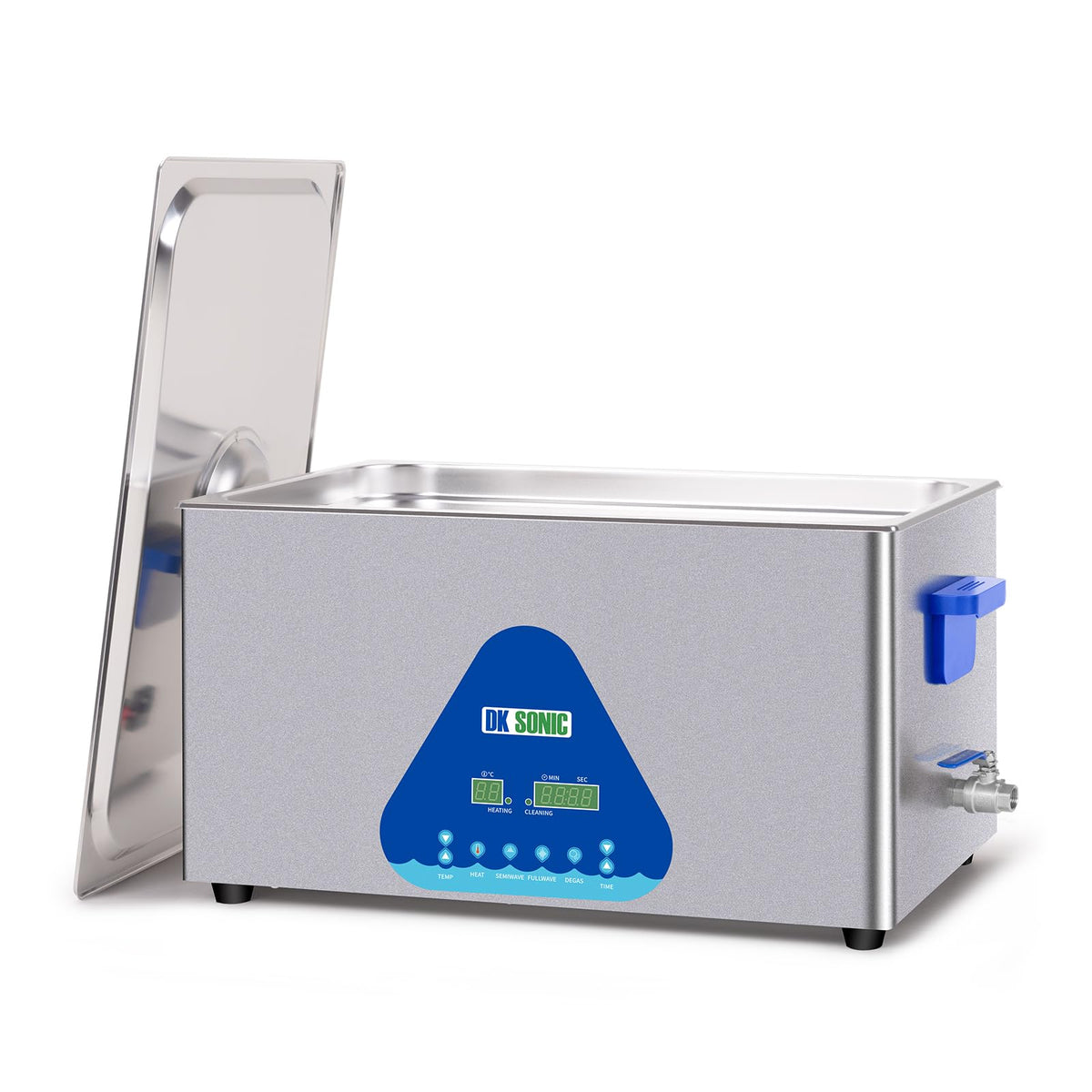 DK SONIC Ultrasonic Cleaner 10L,240W Industrial Ultrasonic Parts Cleaner with Heater&Timer, Digital Control&Basket, Multiple Functions for Motorcycle Engines,Carburetors, Chains