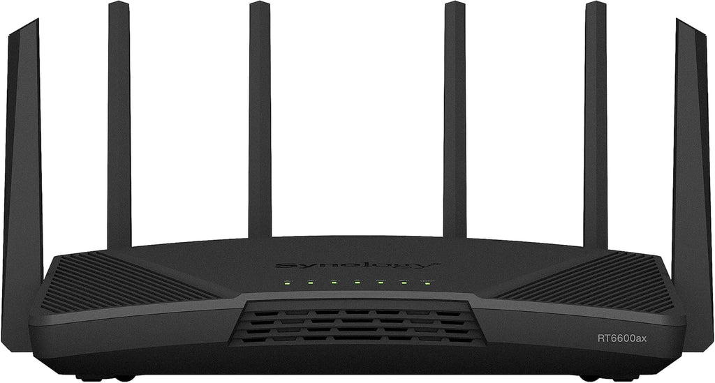 Synology RT6600ax - Tri-Band 4x4 160MHz Wi-Fi router, 2.5Gbps Ethernet, VLAN segmentation, Multiple SSIDs, parental controls, Threat Prevention, VPN (US Version)