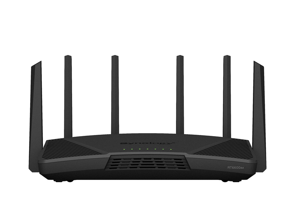 Synology RT6600ax - Tri-Band 4x4 160MHz Wi-Fi router, 2.5Gbps Ethernet, VLAN segmentation, Multiple SSIDs, parental controls, Threat Prevention, VPN (US Version)