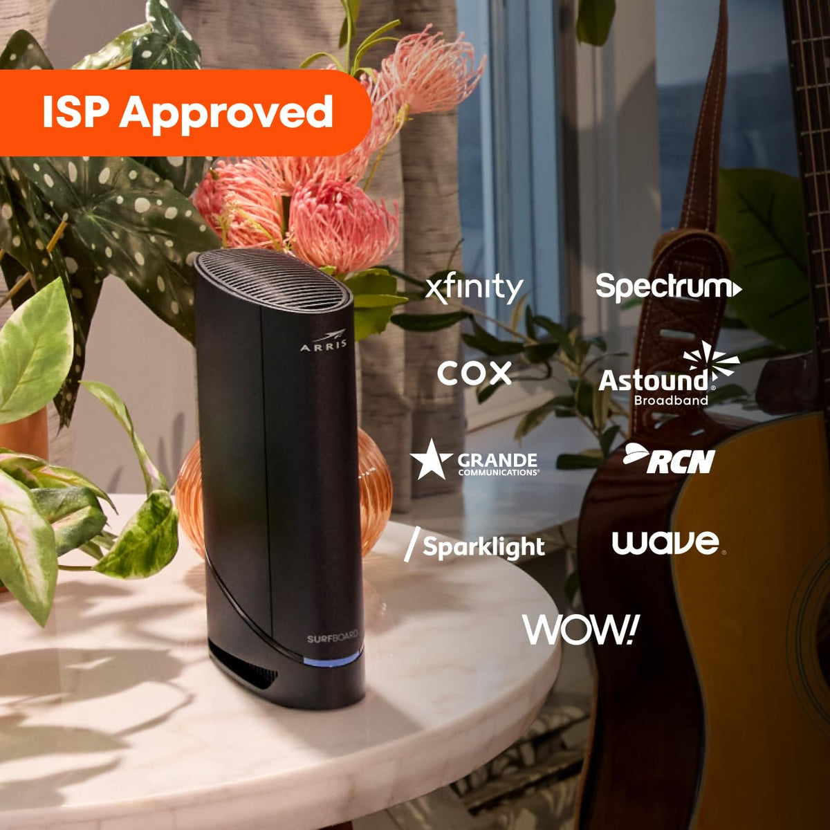 ARRIS SURFboard SB8200 DOCSIS 3.1 Cable Modem | Up to 1 Gbps Plans