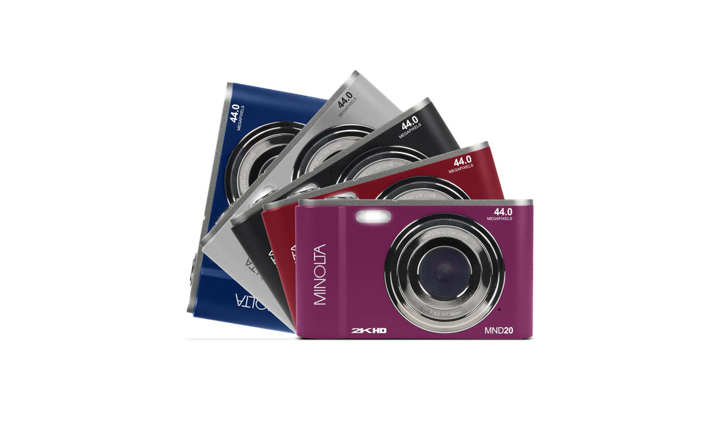 Minolta Minolta MND20 44 MP 2.7K Ultra HD Digital Camera (Silver)