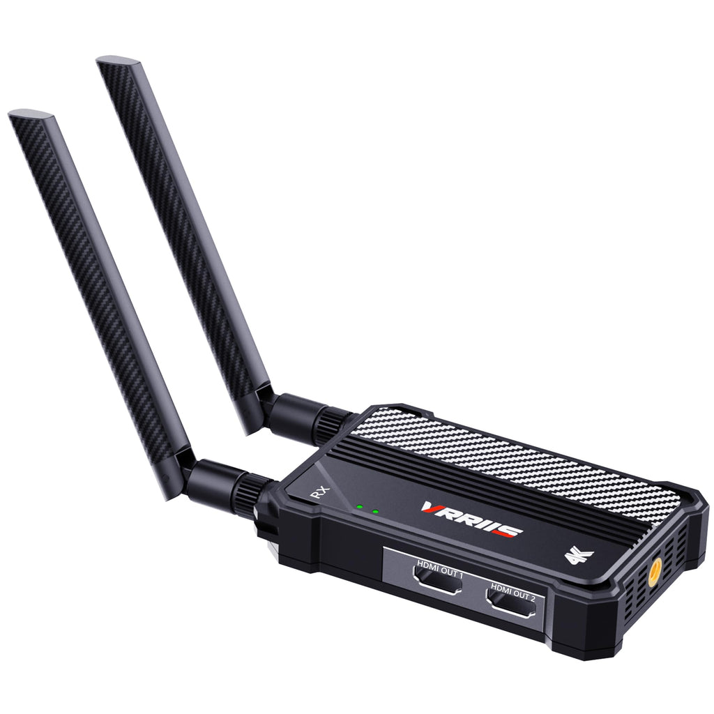 Wireless HDMI Transmitter and Receiver,1150ft Los Range,4K UHD Wireless Video Transmission System with 0.1S Latency, for Streaming from DSLR/PC/Laptop to TV/Monitor (WL095P TX+RX)