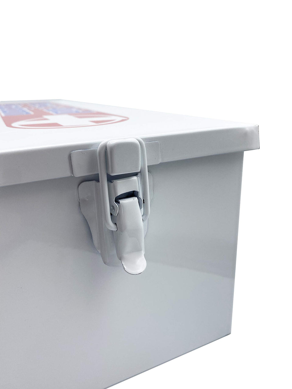 Rapid Care First Aid 80098 3 Shelf All Purpose First Aid Kit Cabinet, Class A+, Exceeds OSHA/ANSI Z308.1 2015, Wall Mountable