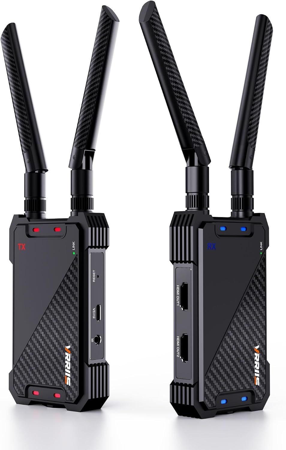 Wireless HDMI Transmitter and Receiver,1300FT Wireless HDMI Extender Kit with Loop Out,1080P Full HD for Streaming from DSLR,Laptop,Setop Box to TV,Projector,IR Remote Control Support