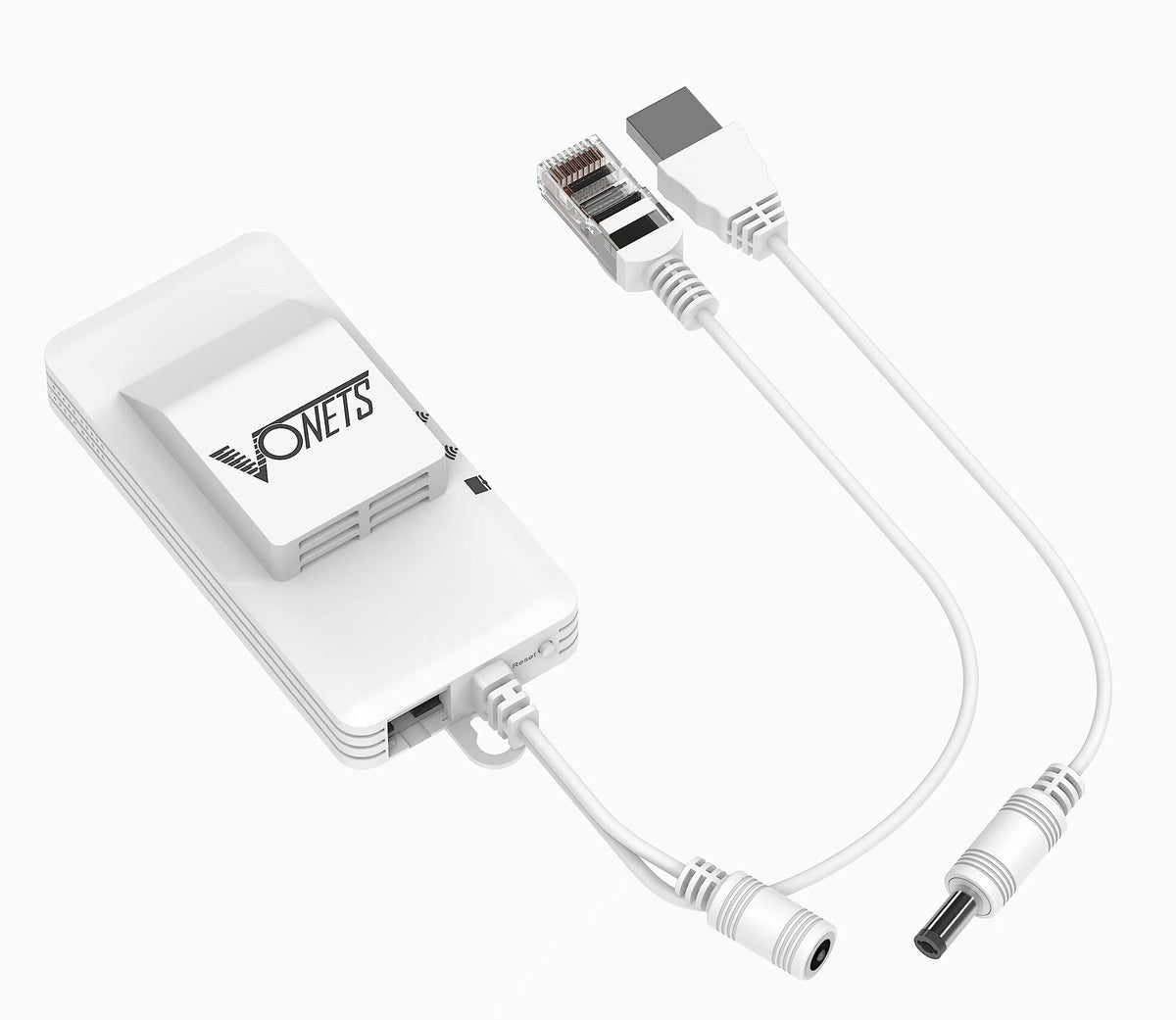 VONETS VAR1200 Industrial Gigabit Dual Band WiFi Bridge/Router 1200Mbps WiFi to Ethernet Adapter with Intelligent Fan, 3 Gigabit Port, POE, DC/USB Powered for Industrial Network Medical Device