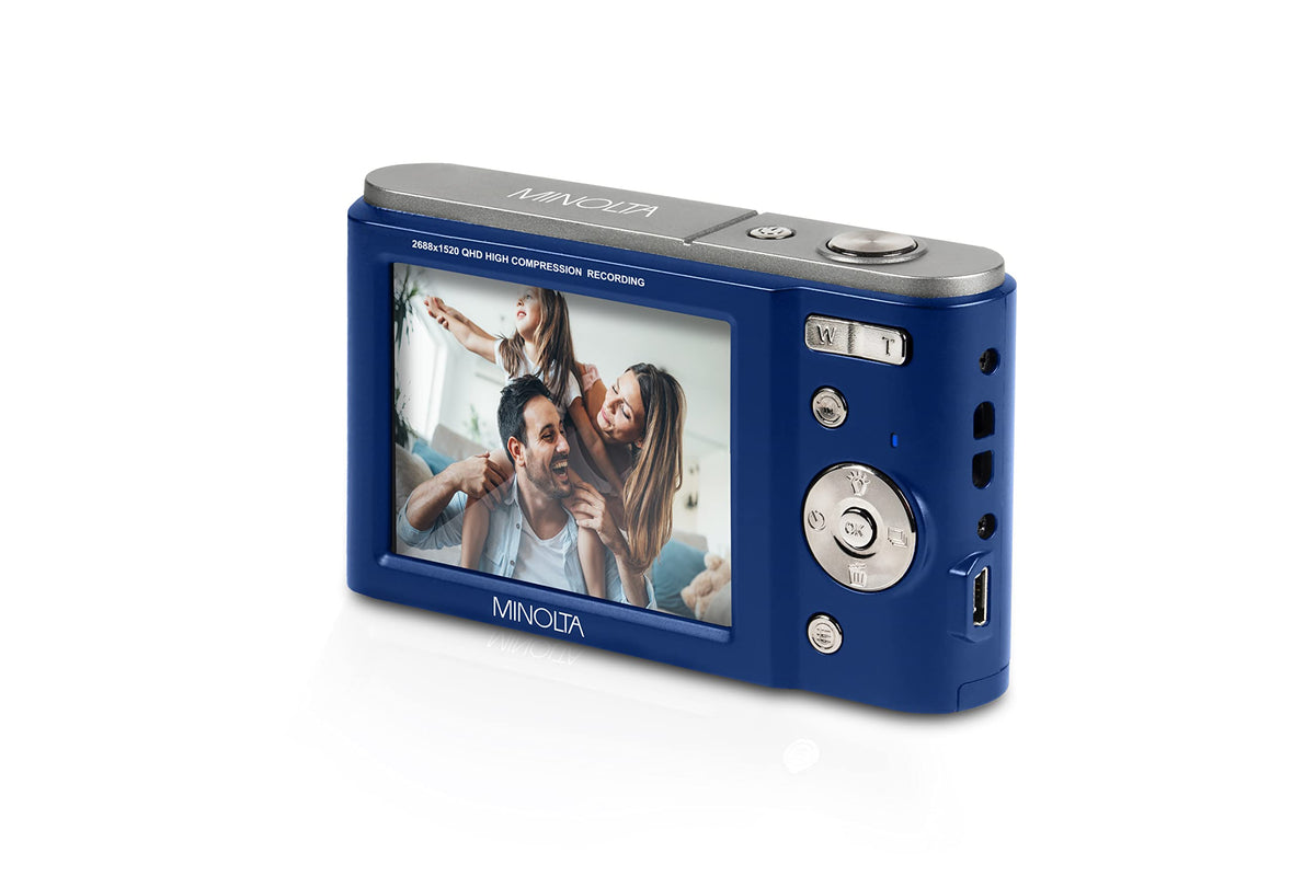 Minolta Minolta MND20 44 MP 2.7K Ultra HD Digital Camera (Silver)