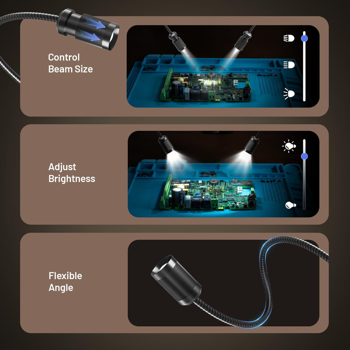TOMLOV DM202 3K Digital Microscope, 10.1" HDMI Coin Soldering Magnifier