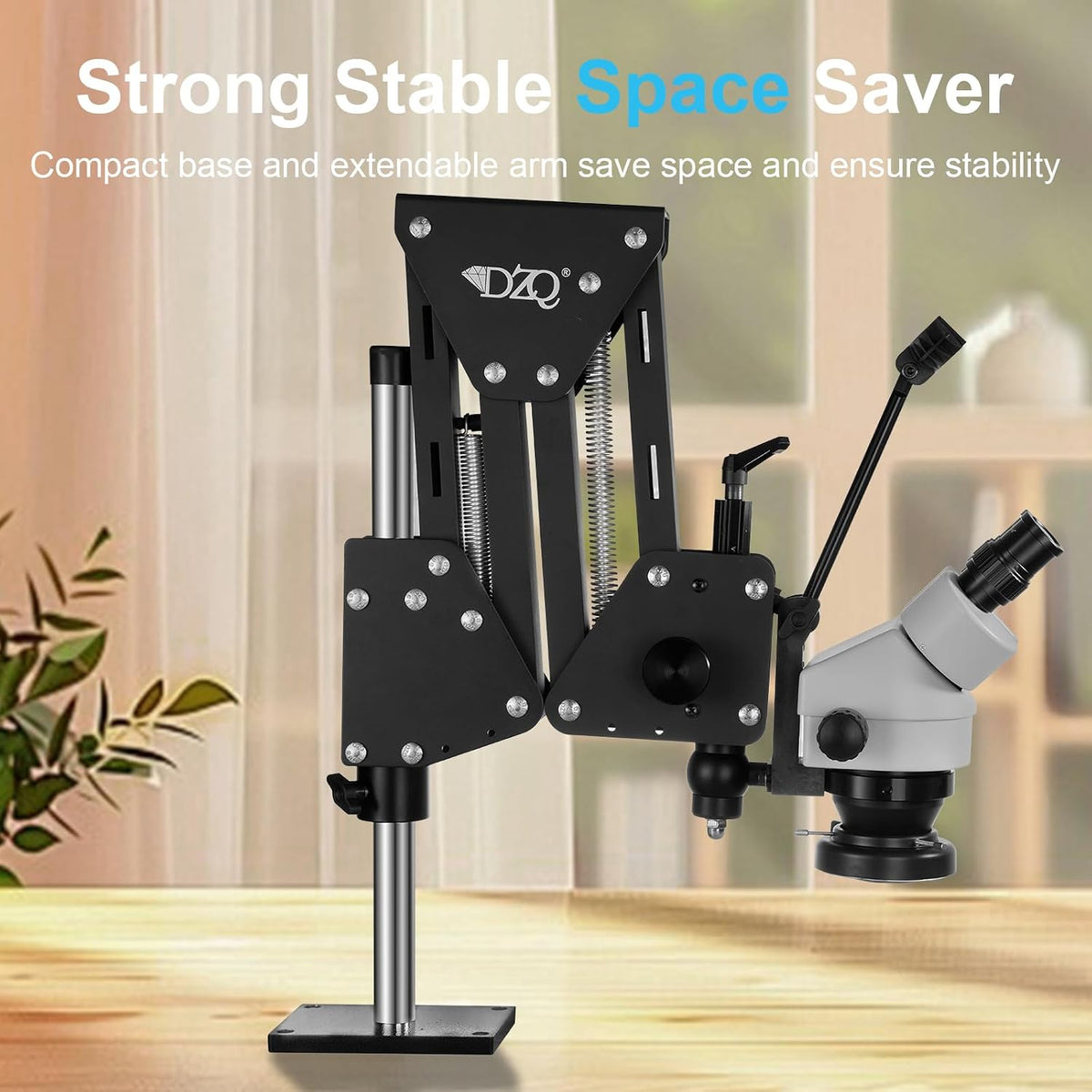 DZQ ZQ-1 Multi-Directional Microscope 7X-45X Magnification 0.5X Barlow Lens
