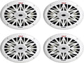 Pyle 6 x 9 Inch 260W Water-Resistant Marine Audio Speakers, White, 4-Pack