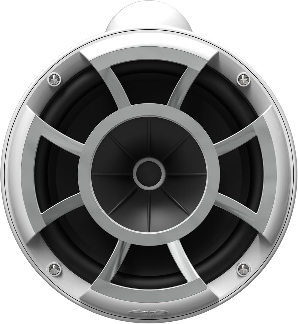 Wet Sounds Rev 8 W-SC V2 8" White Marine Tower Speakers Swivel