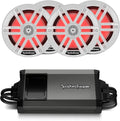 Rockford Fosgate - Two Pairs of M1-65 6.5" Marine Full Range Speakers with M5-800X4 Marine Amplifier