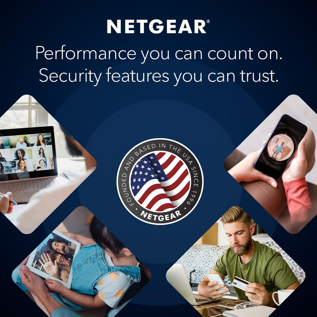 NETGEAR Orbi Whole Home Tri-Band WiFi 6 Mesh Network System (RBK752P) â Router with 1 Satellite Extender, Security Features, Coverage up to 5,000 sq. ft., 75 Devices, AX5200 802.11ax (Up to 5.2Gbps)
