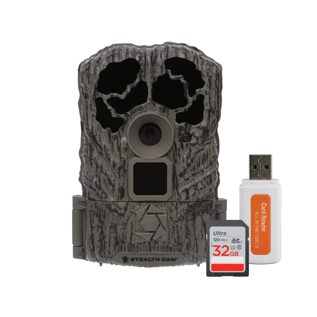 Stealth Cam Browtine 16MP Durable Trail Camera Bundle