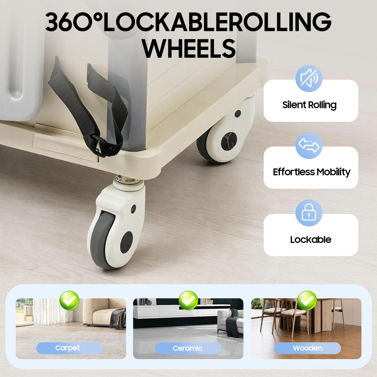 Medical Rolling Crash Cart with Accessories-CPR Board, 2 Trash Bin, Power Strip, Drawers with Dividers, Mobile Medical Cart for Clinic, Hospital, Nursing Center, Salon, 29.53 * 18.7 * 37.4in (Red)