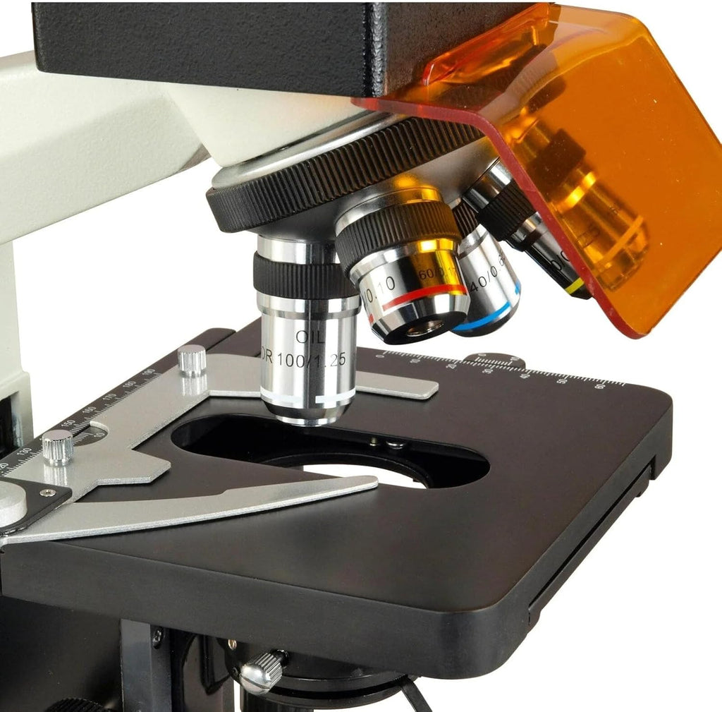 AmScope OMAX M837ZFLR-C180U3 Fluorescence Trinocular Microscope