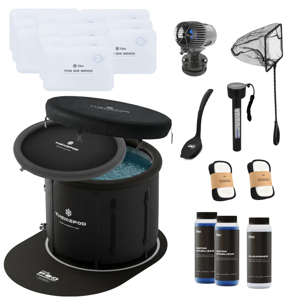 The Pod Company Standard Water Chiller â 1/3 HP â 41Â°F Cold Plunge Cooling System â Compact, Energy-Efficient, and Ideal for Daily Home Use â Compatible with Ice Pod Pro & Long Pod