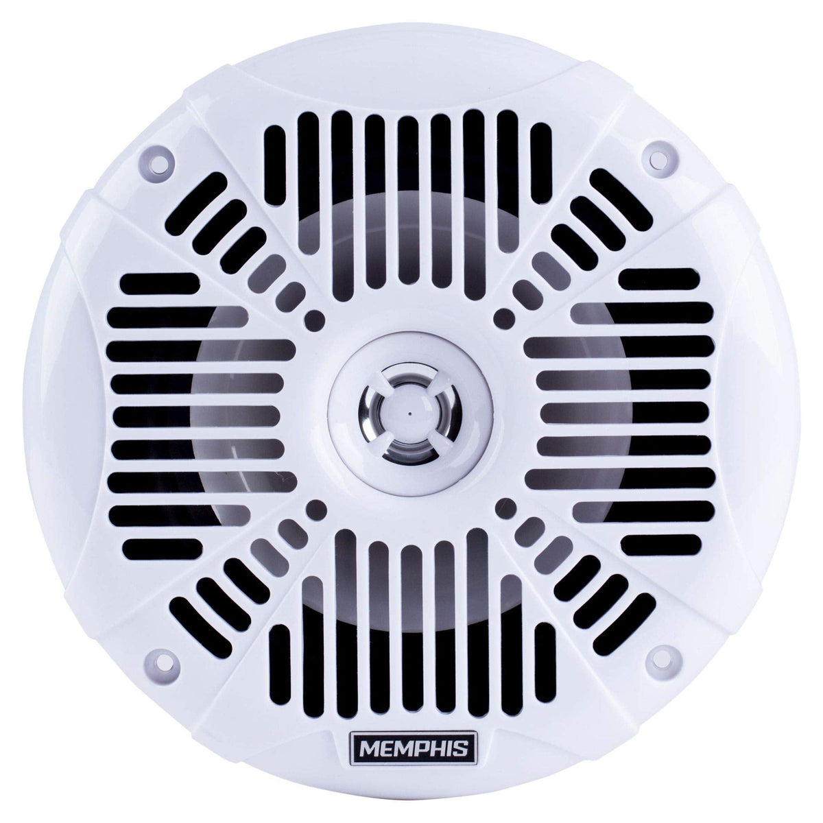 Memphis MXA602SLB MXA OEM Fit 6.5" Marine Grade Coaxial Speakers, Black with Blue LED - Pair