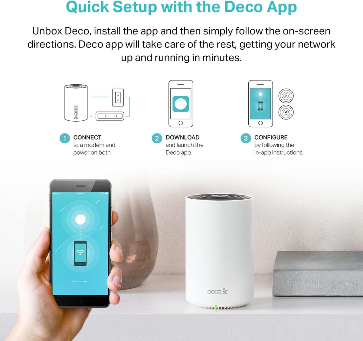 Deco 7 Pro Tri-Band WiFi 7 BE10000 Whole Home Mesh System 6-Stream 10 Gbps