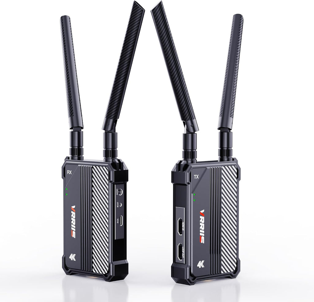 Wireless HDMI Transmitter and Receiver,1150ft Los Range,4K UHD Wireless Video Transmission System with 0.1S Latency, for Streaming from DSLR/PC/Laptop to TV/Monitor (WL095P TX+RX)