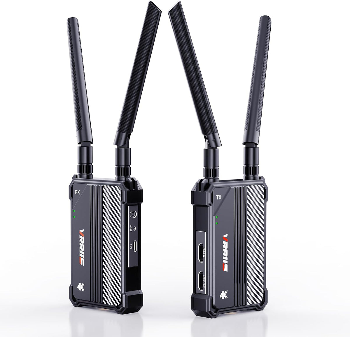 Wireless HDMI Transmitter and Receiver,1150ft Los Range,4K UHD Wireless Video Transmission System with 0.1S Latency, for Streaming from DSLR/PC/Laptop to TV/Monitor (WL095P TX+RX)