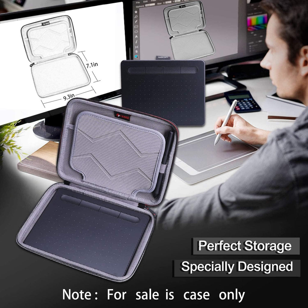 XANAD Case for Wacom Intuos Small/XP-PEN StarG640 Graphics Drawing Tablet