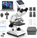 PalliPartners 40x-2000x Biological Compound Trinocular Microscope