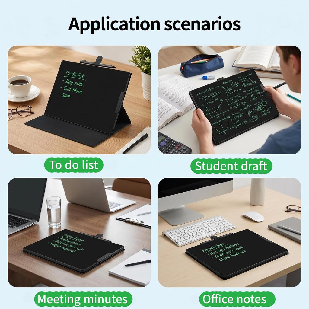 12 Inch Rechargeable LCD Writing Tablet with Cover for Adults