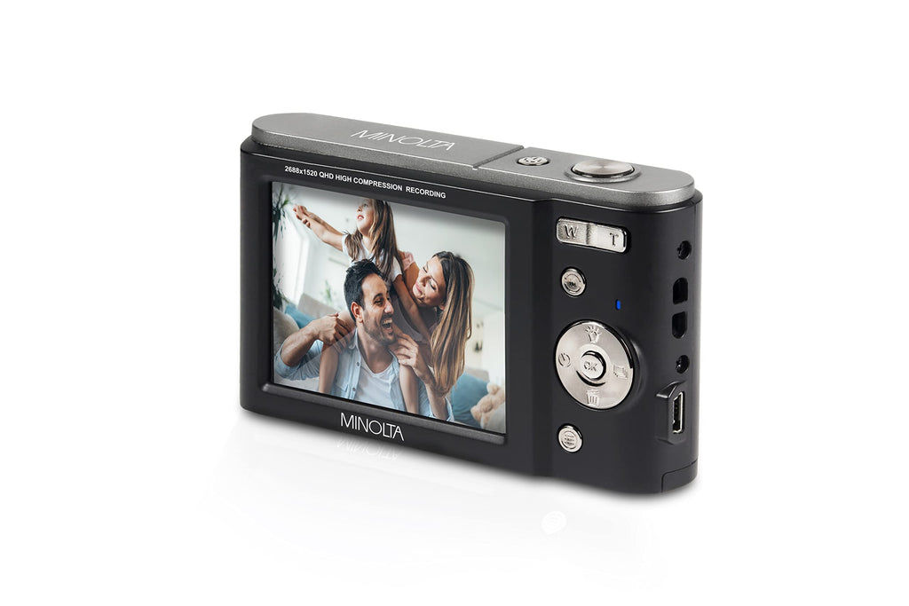 Minolta Minolta MND20 44 MP 2.7K Ultra HD Digital Camera (Silver)