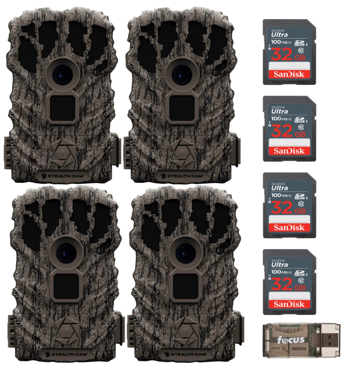 Stealth Cam Browtine 14MP Trail Camera Bundle
