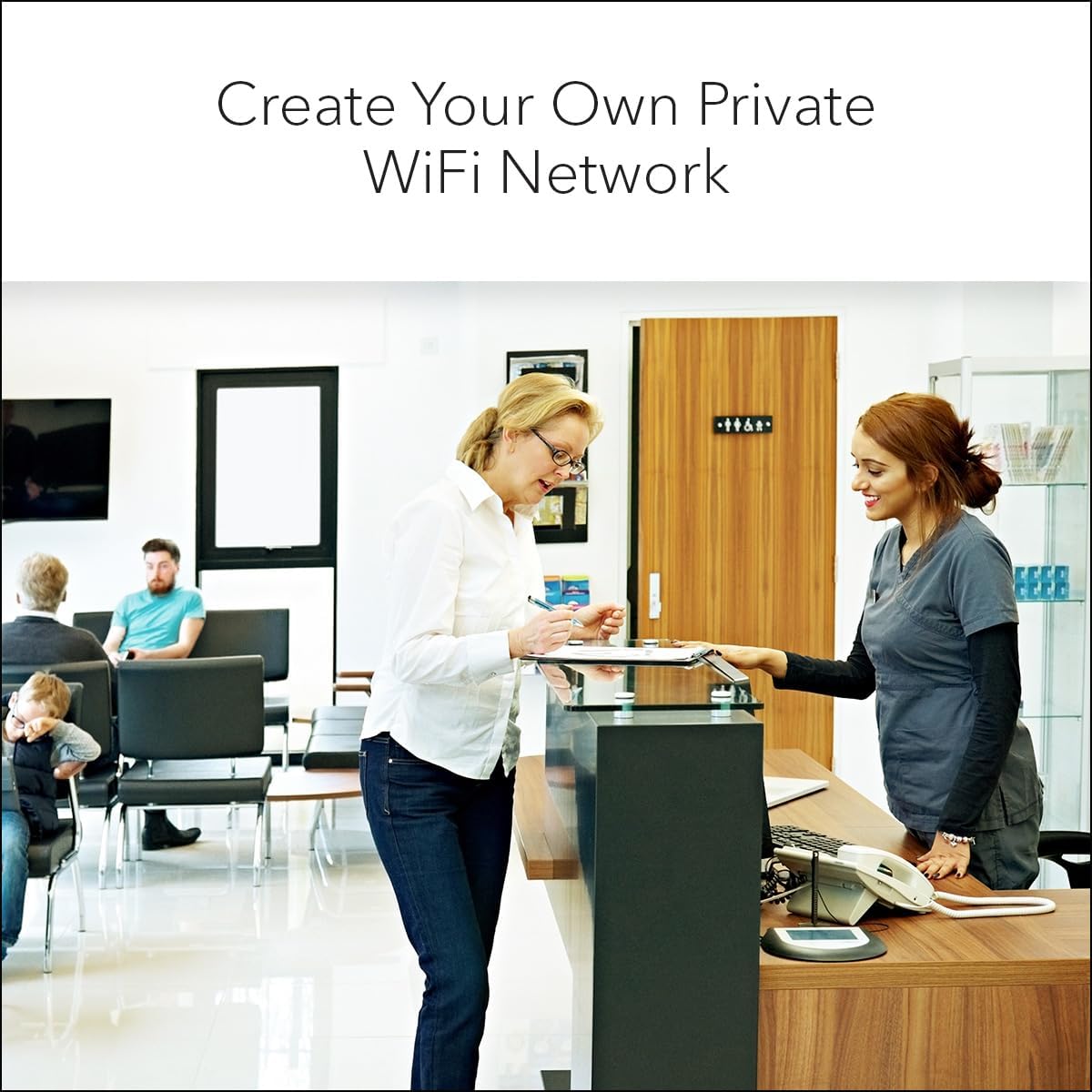 NETGEAR WiFi 6 Wireless Access Point with Power Adapter (WAX210PA)