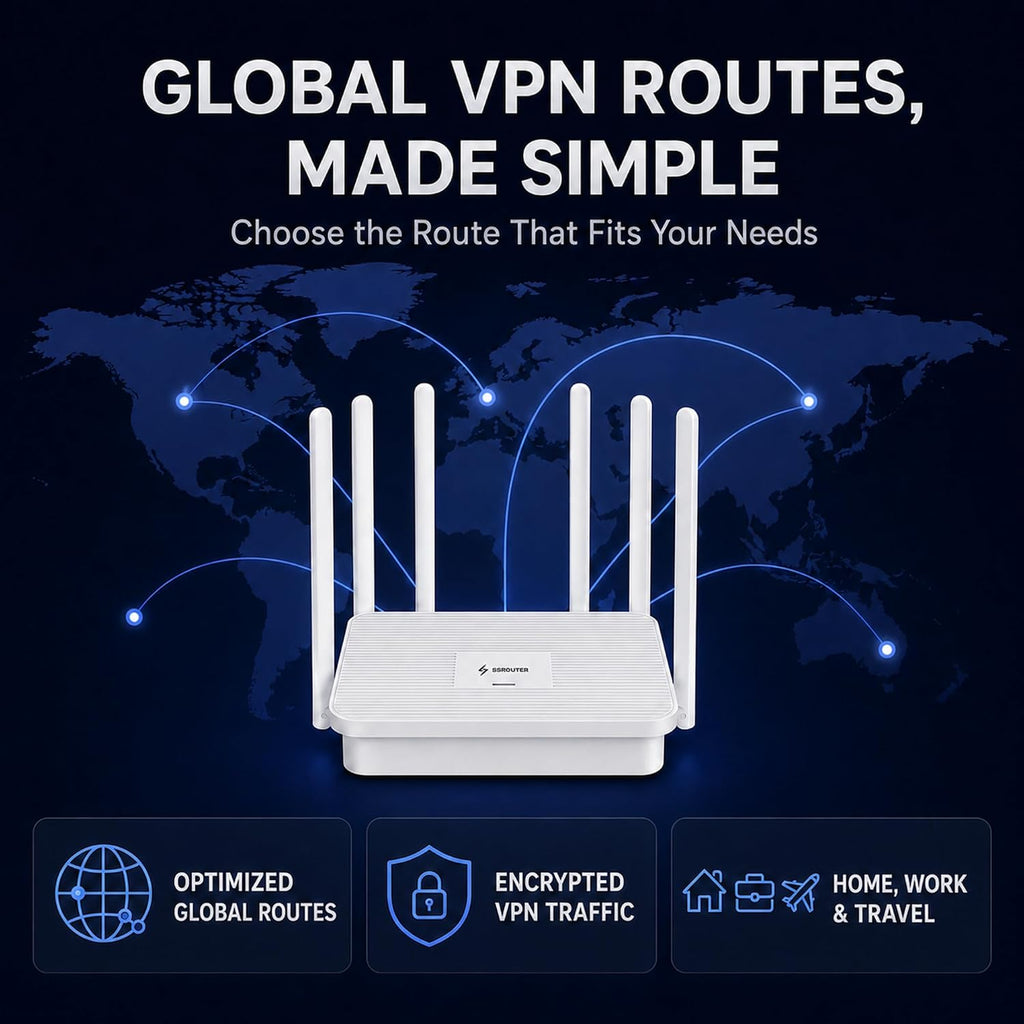 S1 WiFi 6 Home Router with Built-in VPN Service, AX3000 Dual-Band, 2.5G WAN + 3Ã2.5G LAN