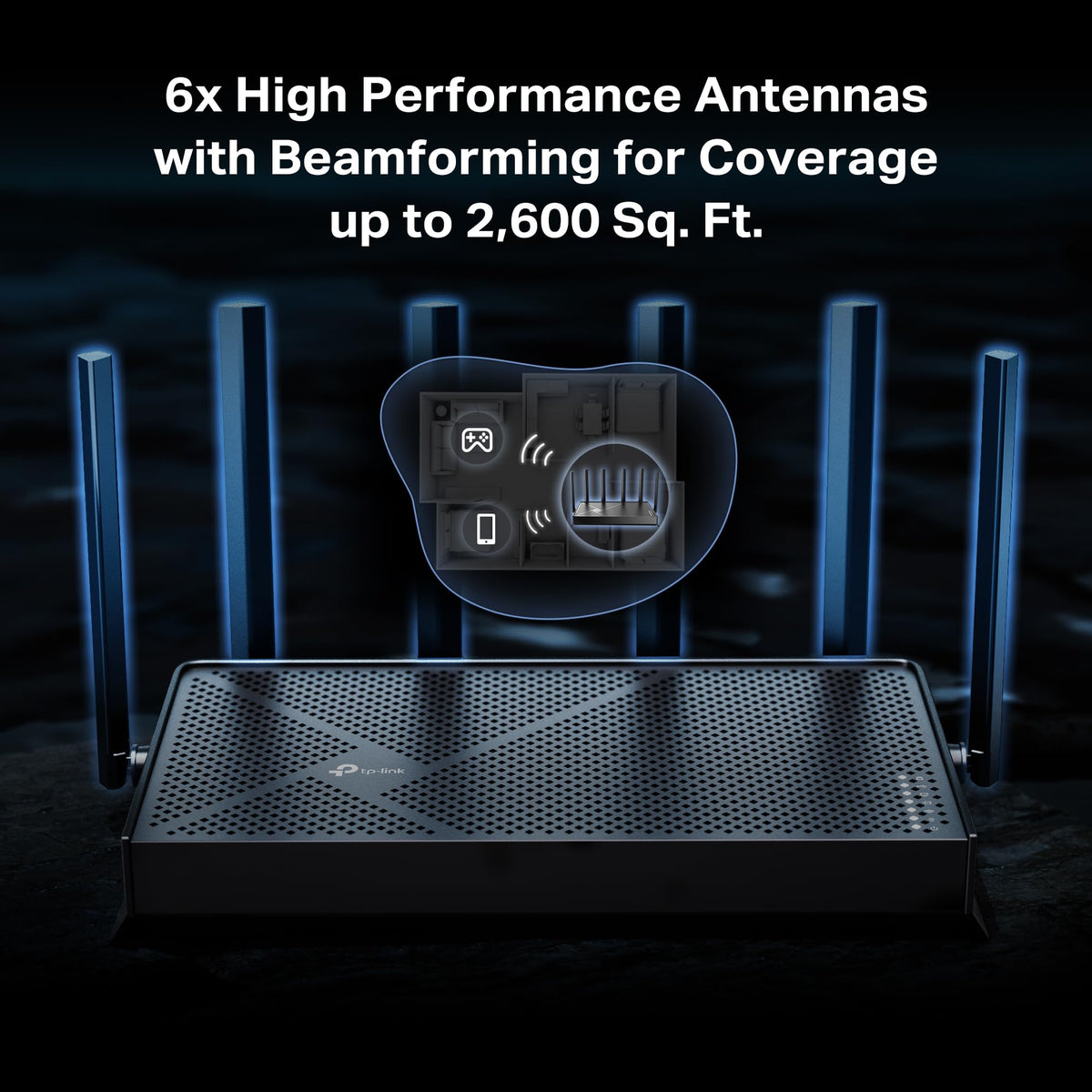 TP-Link BE6500 Dual-Band WiFi 7 Router (BE400)