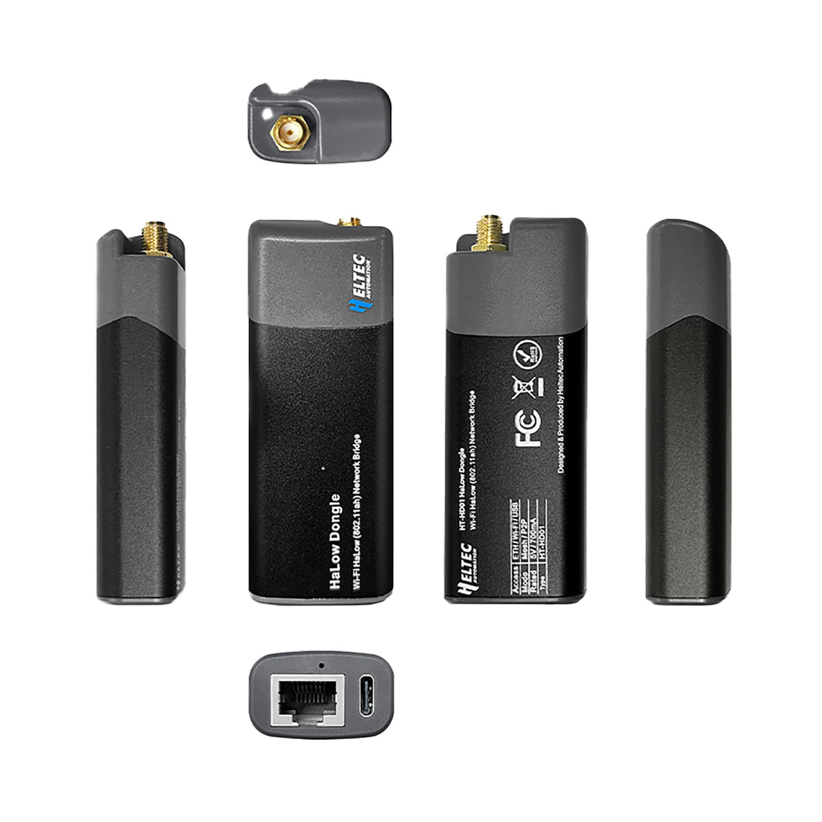Heltec 1 Pair Point to Point Wireless Network Bridge Wi-Fi HaLow Dongle V2