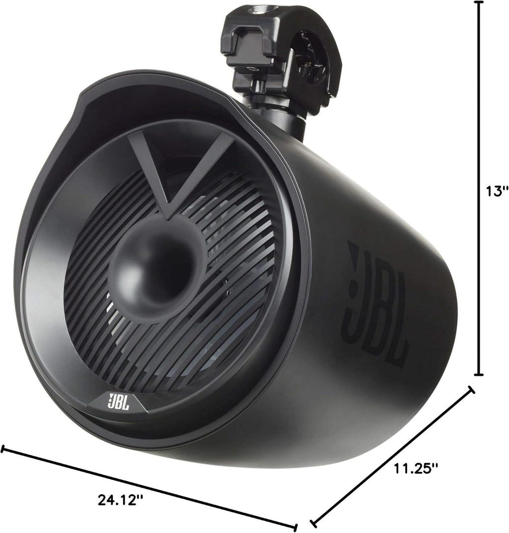 JBL - TOWER X Marine Series 8" 2 Way Compression Horn Tower Speaker RGB