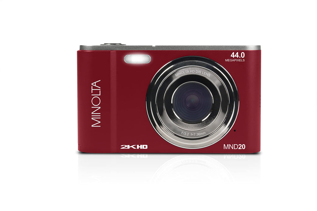 Minolta Minolta MND20 44 MP 2.7K Ultra HD Digital Camera (Silver)