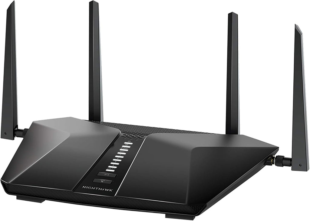 NETGEAR Nighthawk WiFi 6 Router (RAX43) - Security Features, 5-Stream Dual-Band Gigabit Router, AX4200 Wireless Speed (Up to 4.2 Gbps), Covers up to 2,500 sq.ft. and 25 Devices