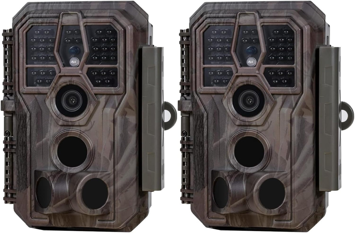 GardePro E5S 2-Pack Non-Cellular Trail Camera, 64MP Photo & 1296P HD Video