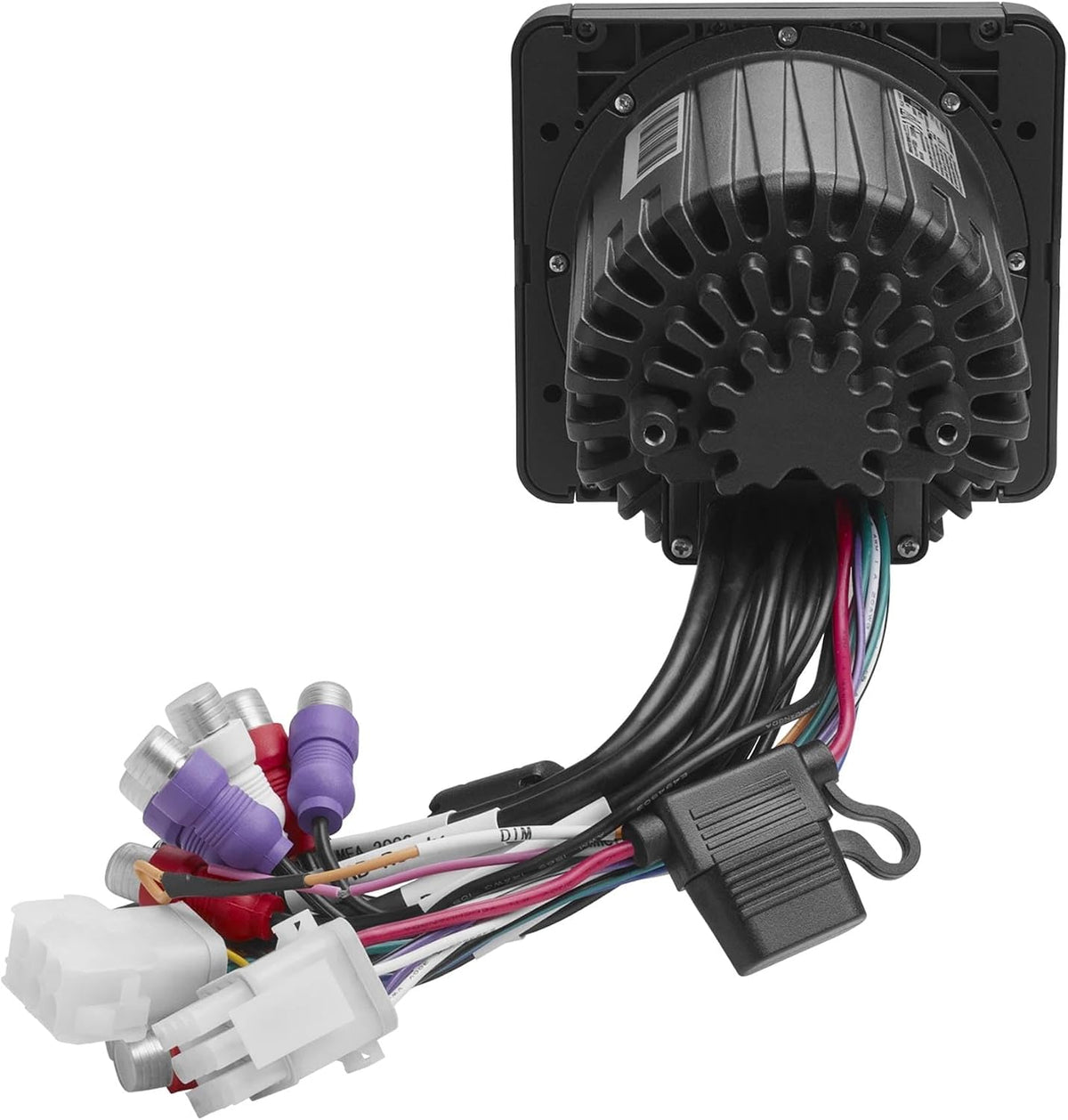 JBL JAM5000N Marine Gauge Receiver Bluetooth AM/FM 3-Zone + 4X STX Audio MX65.2G 6.5" RGB Marine Speakers (1400W Max) - Marine Stereo System