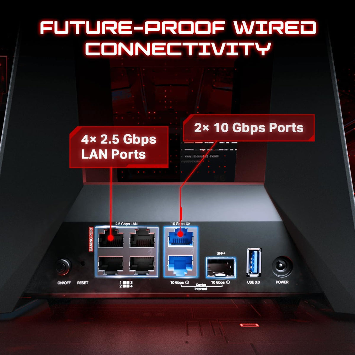 TP-Link Dual-Band BE6500 WiFi 7 Gaming Router 6.5 Gbps (Archer GE400)